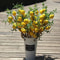 Sunny Luxe Artificial Lemon Branch With Green Leaves Realistic Home Decor Stem 1