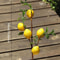 Sunny Luxe Artificial Lemon Branch With Green Leaves Realistic Home Decor Stem 3