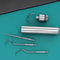 CleanCarry Stainless Steel Toothpick Flossing Travel Set 4