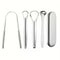 PureClean Stainless Steel SpoonShaped Tongue Scraper Set 1
