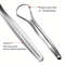 PureClean Stainless Steel SpoonShaped Tongue Scraper Set 2