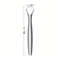 PureClean Stainless Steel SpoonShaped Tongue Scraper Set 6