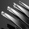 PurePrecision Stainless Steel Tweezers Set 4 Piece Kit For Expert Brow Shaping And Facial Hair Rem 0