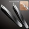 PurePrecision Stainless Steel Tweezers Set 4 Piece Kit For Expert Brow Shaping And Facial Hair Rem 1