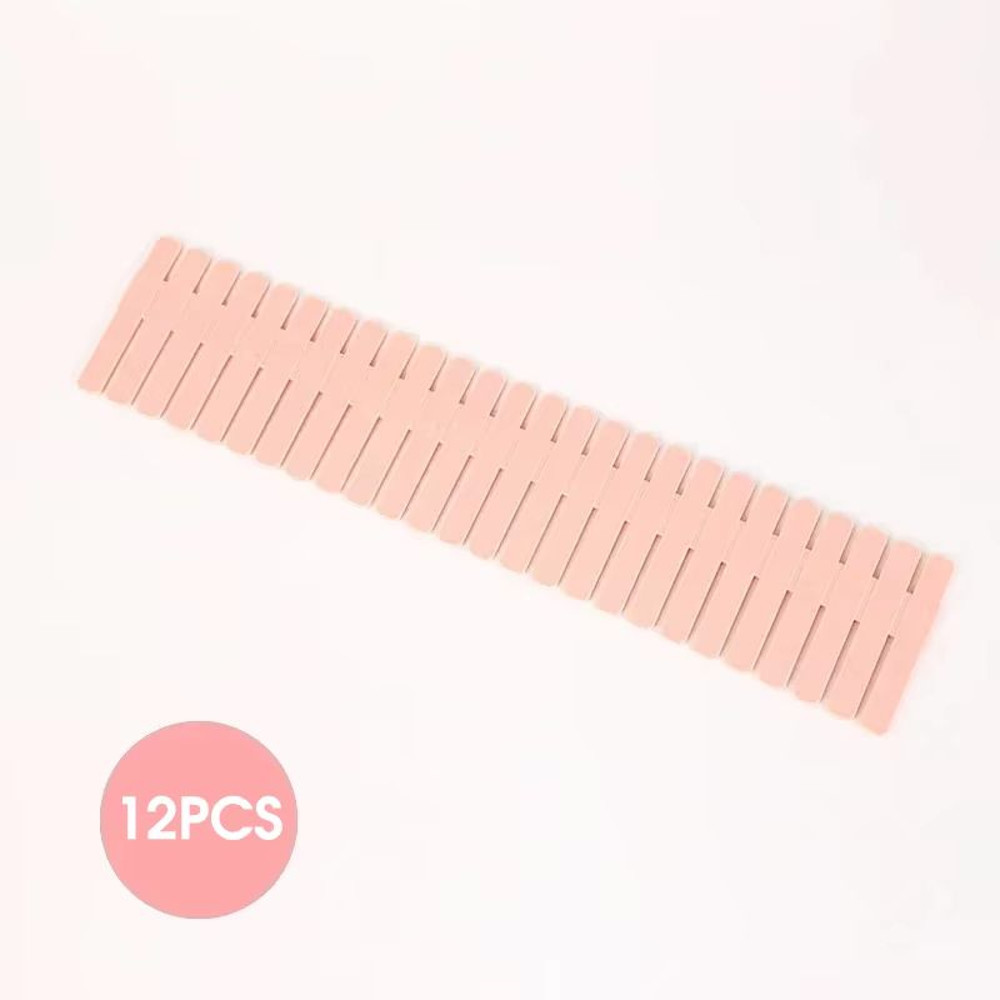 FlexiFit Adjustable Drawer Dividers 4 Or 8 Piece Set For Durable Storage And Cabinet Organization 12