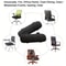Memory Foam Office Chair Armrest Pads Elbow Support Cushion Covers 3