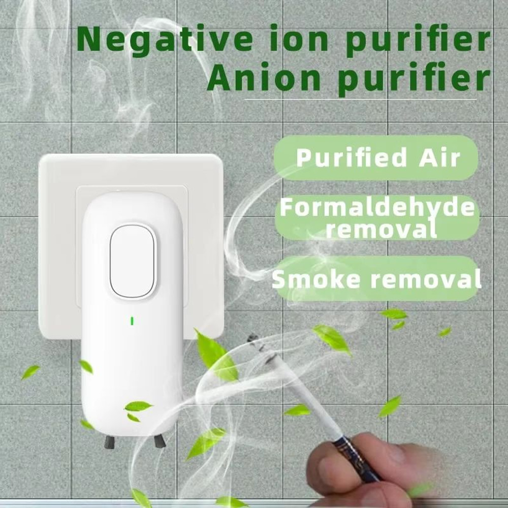 Mini Anion Plug In Air Purifier With Negative Ion Odor Remover 0