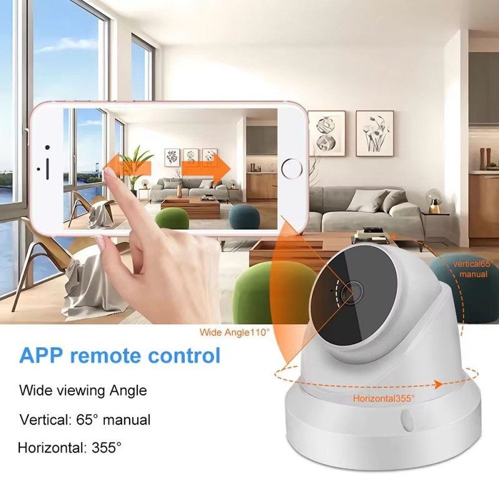 3MP WiFi IP Smart Home Security Dome Camera 4