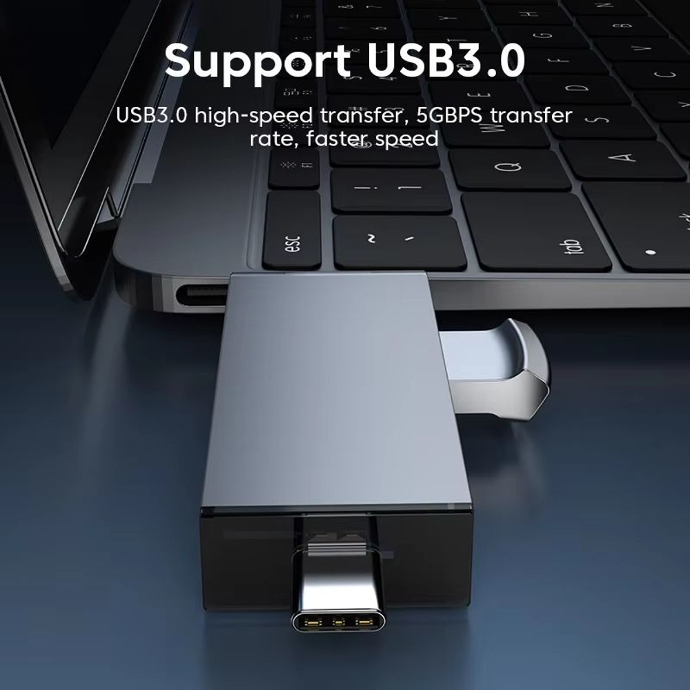 7 In 1 Multifunction USB 30 Card Reader And Type C OTG Adapter 2