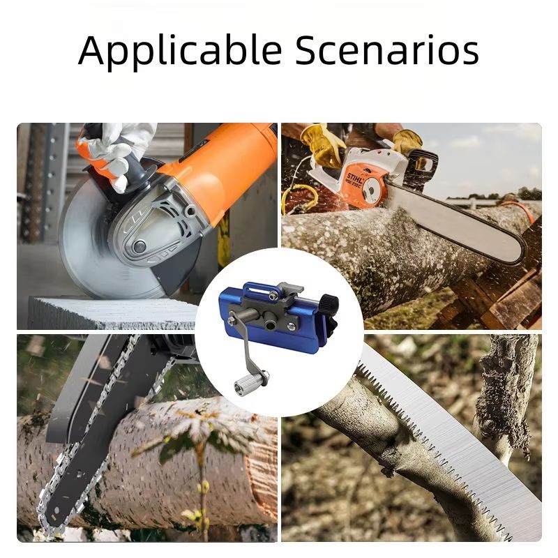 Portable Chainsaw Chain Sharpener Kit With Electric Grinder 3