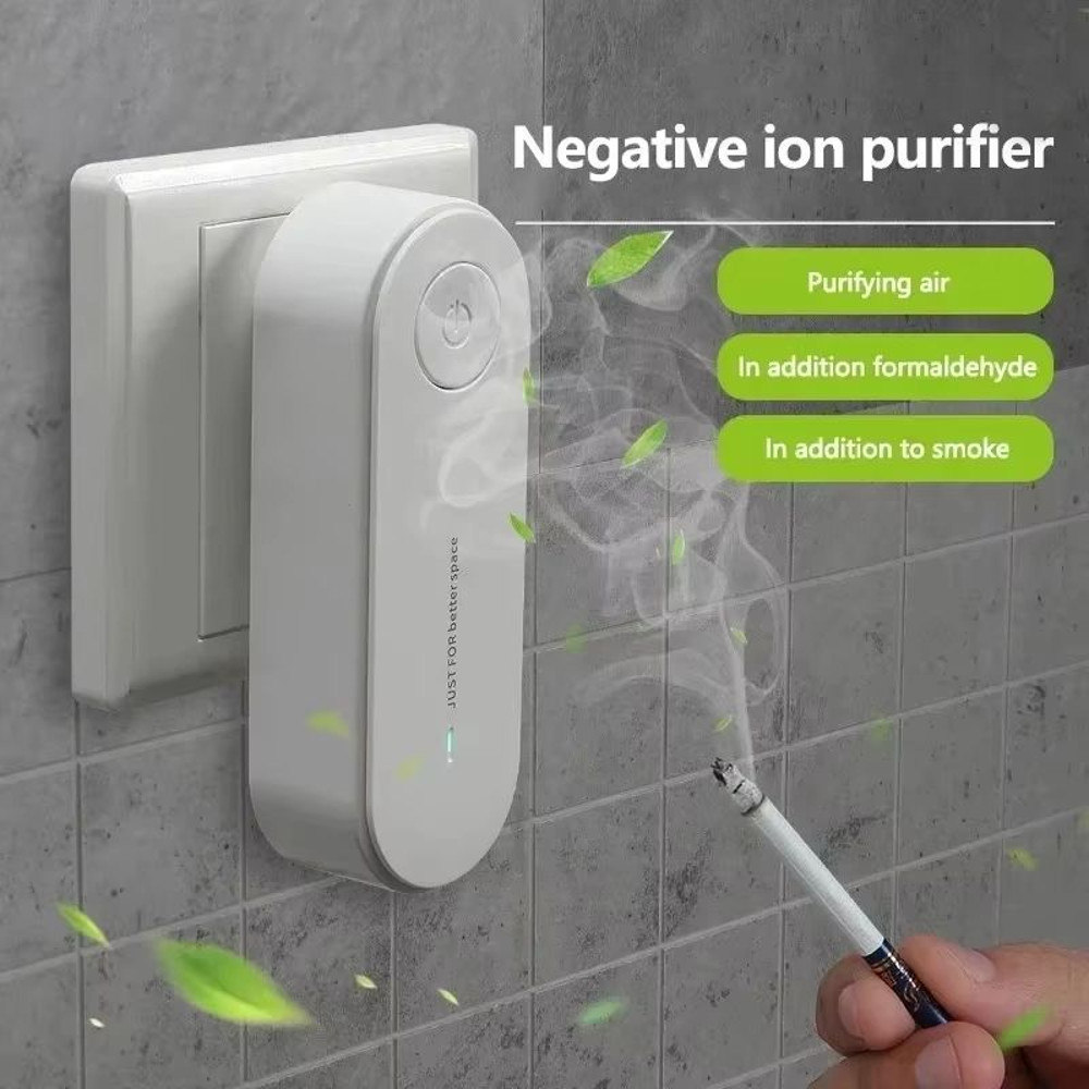 Portable Air Purifier Anion Plug In Negative Ion Generator For Home Office 0