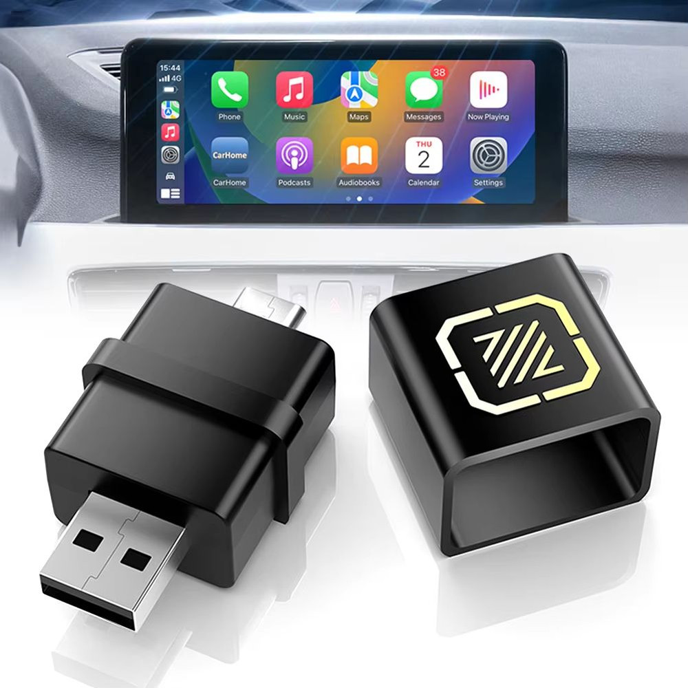 Mini Wireless Carplay Adapter 2 In 1 Android Auto Car Adapter 0