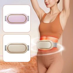 heated weight loss massage belt abdominal vibration massager