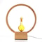 Glass Essential Oil Diffuser With Wood Base Nebulizing LED Aroma Diffuser For Home Office Room 4
