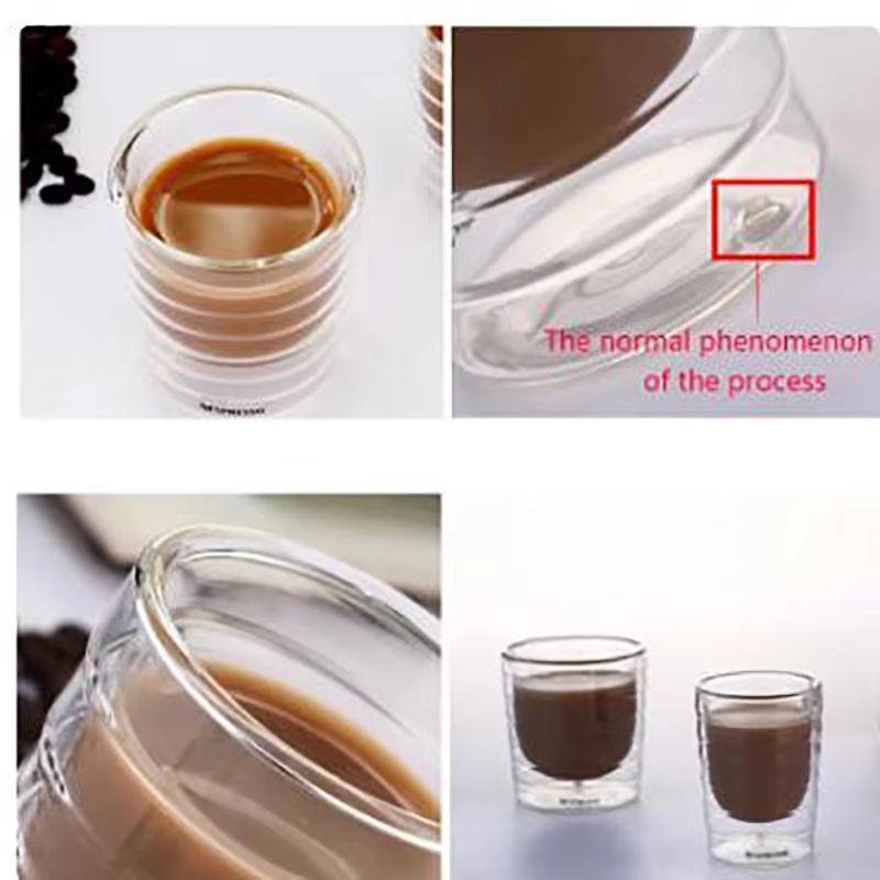 Nespresso Double Wall Glass Coffee Mug Heat Resistant Transparent Tea Coffee Cup 4