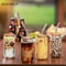 186oz Glass Cup With Lid And Straw For Bubble Tea Coffee And Milk Drinks 1