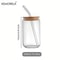 186oz Glass Cup With Lid And Straw For Bubble Tea Coffee And Milk Drinks 6