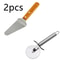 Stainless Steel Single Wheel Pizza Cutter Tool 65 Cm Diameter For Pizza Cake Waffle Cookie Cutting 8