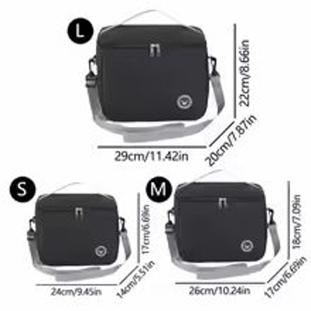Insulated Lunch Box Bag With Shoulder Strap Waterproof Student Lunch Bag For School And Work 3