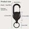 Extendable Retractable Keychain Badge Holder Heavy Duty Carabiner Key Chain With Clip For Men And O 2