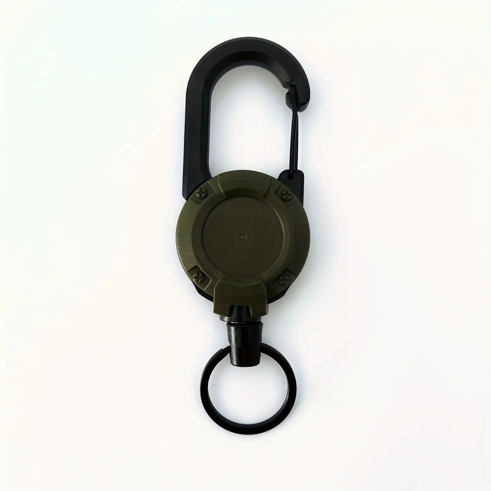 Extendable Retractable Keychain Badge Holder Heavy Duty Carabiner Key Chain With Clip For Men And O 6