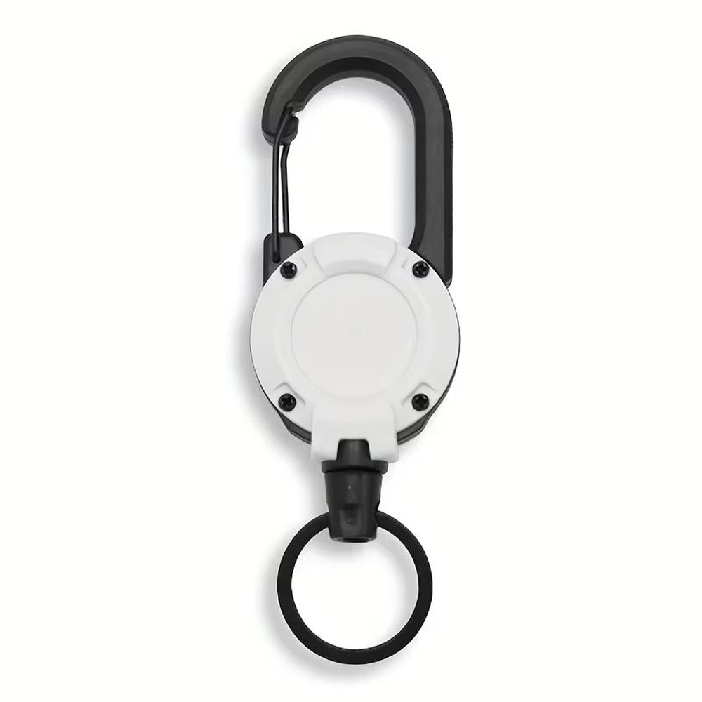 Extendable Retractable Keychain Badge Holder Heavy Duty Carabiner Key Chain With Clip For Men And O 8