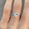 Gorgeous 925 Sterling Silver Oval Zircon Luxury Engagement Wedding Ring For Women 2