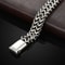 Stainless Steel Braided Magnetic Fish Scale Bracelet Double Row Keel Design Jewelry For Men And Wom 1