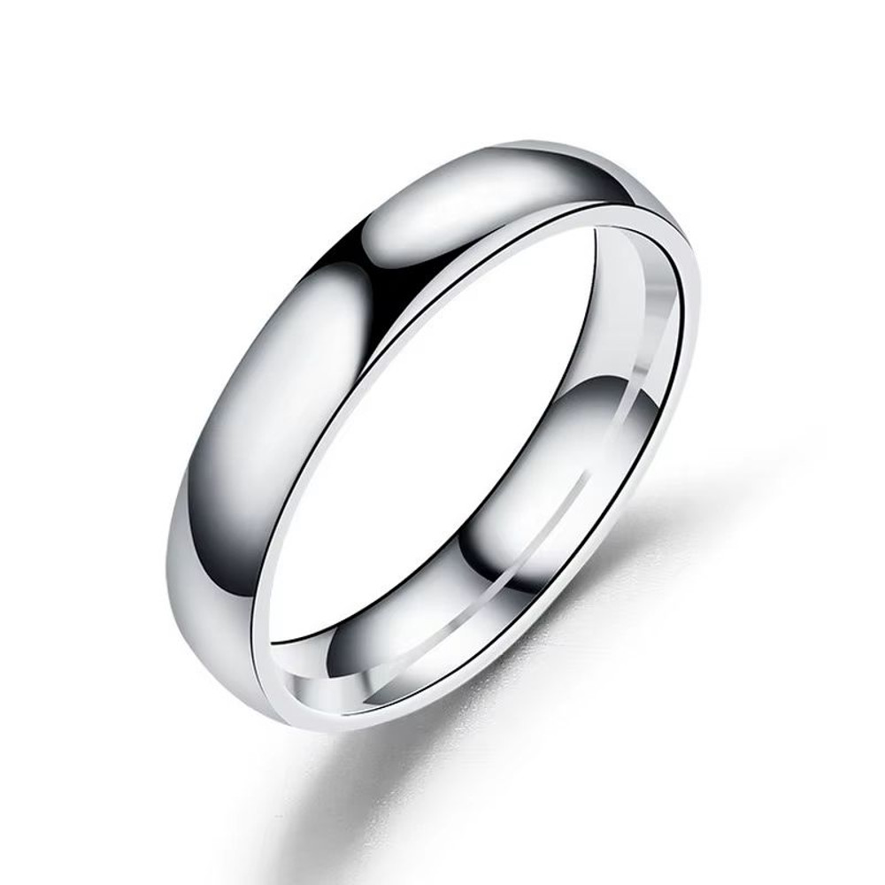 Simple 6mm Titanium Wedding Ring For Women And Men Hypoallergenic Stainless Steel Couple Band 6