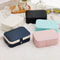 Portable Jewelry Storage Box Travel Organizer Leather Jewelry Case For Earrings Necklace And Ring D 2