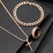 Mens Cross Jewelry Set Necklace Bracelet And Ring Fashion Alloy Christian Gift 6