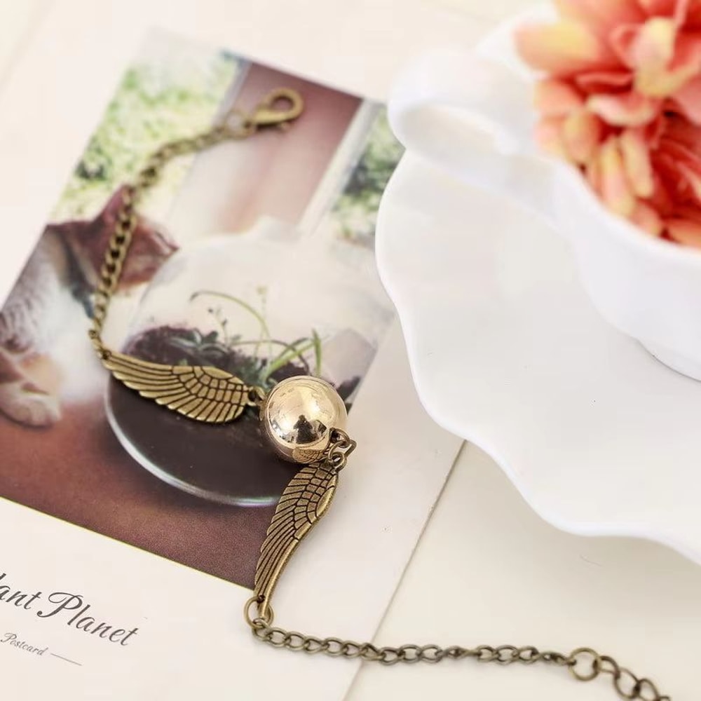 Golden Snitch Multi Wings Owl Bracelet Potter Inspired Layer Bracelet For Wizard Fans Gifts 3