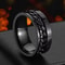 Stainless Steel Chain Spinner Ring For Men And Women Punk Style Fidget Jewelry 9
