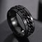 Stainless Steel Chain Spinner Ring For Men And Women Punk Style Fidget Jewelry 11