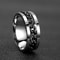 Stainless Steel Chain Spinner Ring For Men And Women Punk Style Fidget Jewelry 14