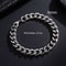 Trendy Stainless Steel Cuban Chain Bracelet For Men And Women 6