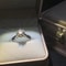 Luxury 18K Gold Natural Moissanite Gemstone Ring For Women Couples And Weddings 1