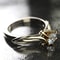 Luxury 18K Gold Natural Moissanite Gemstone Ring For Women Couples And Weddings 3