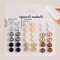 Elegant Multi Color Pearl Stud Earrings Set For Women 18 Pairs 2