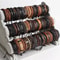 Braided Leather And Beaded Tribal Bracelet Set 20 Pieces For Men And Women 2