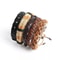 Braided Leather And Beaded Tribal Bracelet Set 20 Pieces For Men And Women 5