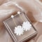 Gold Petal Tassel Imitation Shell Earrings For Women 7