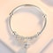 Fine Silver Hollow Bells Adjustable Bangle Bracelet For Women 2