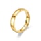 Gold Plated Simple Couple Wedding Engagement Ring 0