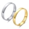 Gold Plated Simple Couple Wedding Engagement Ring 1