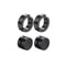 Mens Punk Cross Magnetic Earrings Set Stainless Steel Non Piercing 5 Pairs 6