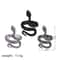 3pcs Snake Ring Set For Men And Women Hip Hop Ring Gothic Rings In Retro Gun Black 5
