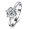 Elegant S925 Sterling Silver Engagement Ring With Austrian Crystal Matching Wedding Band For Men A 0
