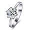Elegant S925 Sterling Silver Engagement Ring With Austrian Crystal Matching Wedding Band For Men A 0