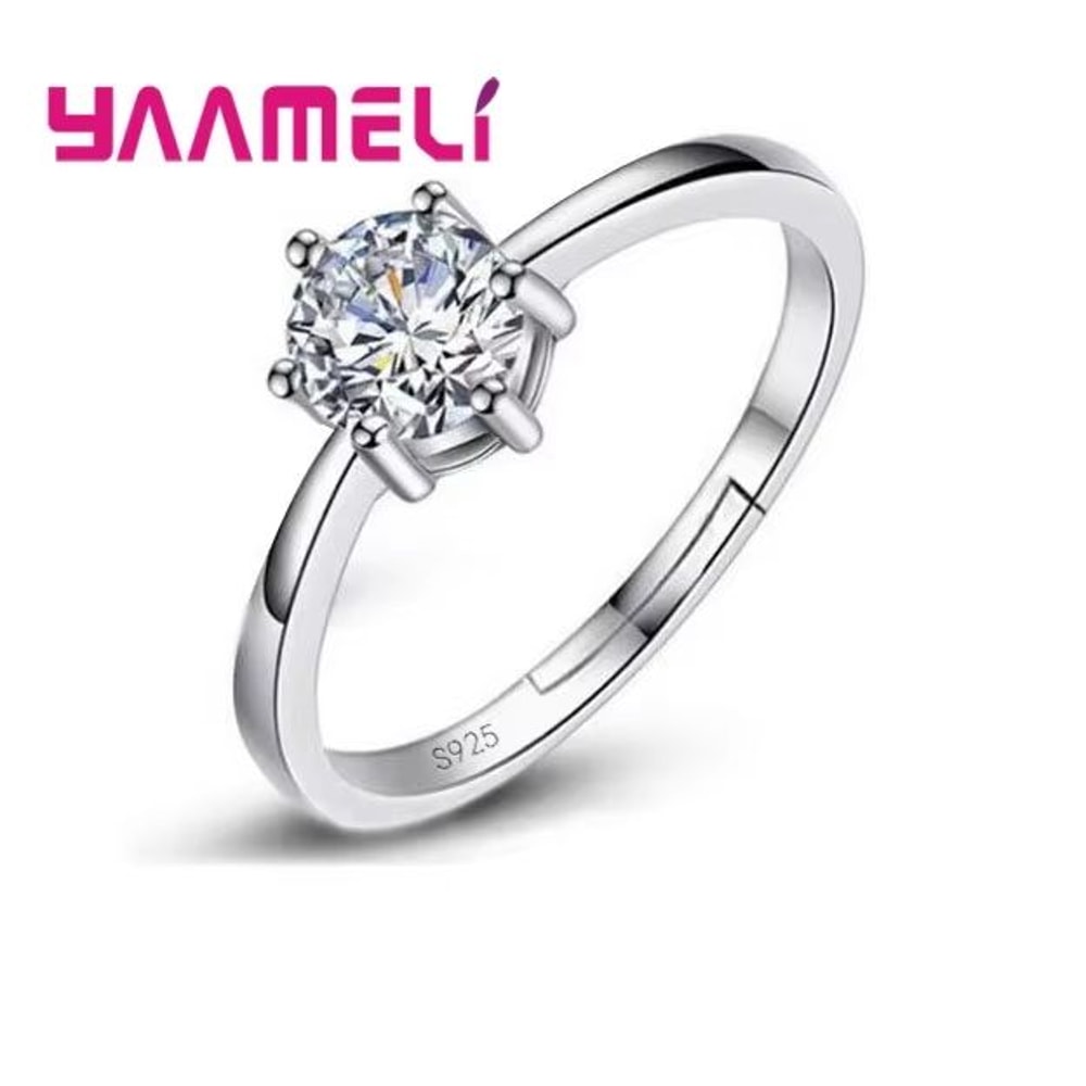 Elegant S925 Sterling Silver Engagement Ring With Austrian Crystal Matching Wedding Band For Men A 1
